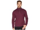 Calvin Klein The Classic 1/4 Zip (plum Night) Men's Clothing