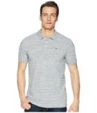 Tommy Jeans Polo Shirt Melange With Short Sleeves (light Grey Heather) Men's Short Sleeve Pullover