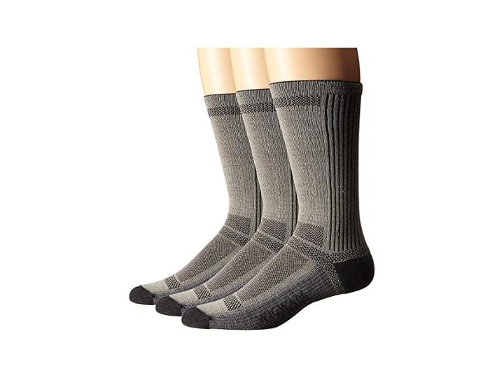 Wigwam Ultra Cool Lite Crew 3-pack (grey) Crew Cut Socks Shoes