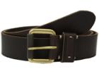 Timberland 40mm Milled Belt (dark Brown) Men's Belts