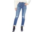 Hudson Nico Mid-rise Cigarette Raw Hem Jeans In Riviera (riviera) Women's Jeans