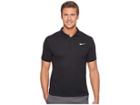 Nike Court Dry Tennis Polo (black/black/white) Men's Clothing
