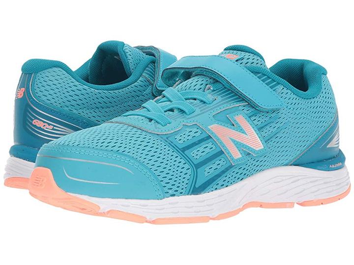 New Balance Kids Ka680v5y (little Kid/big Kid) (ozone Blue/fiji) Girls Shoes