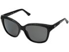 Guess Gu7401 (shiny Black/smoke Polarized) Fashion Sunglasses