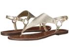 Sam Edelman Greta (jute Tumbled Opal Metallic Leather) Women's Sandals