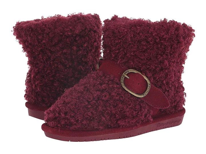 Bearpaw Kids Treasure (little Kid/big Kid) (bordeaux) Girls Shoes