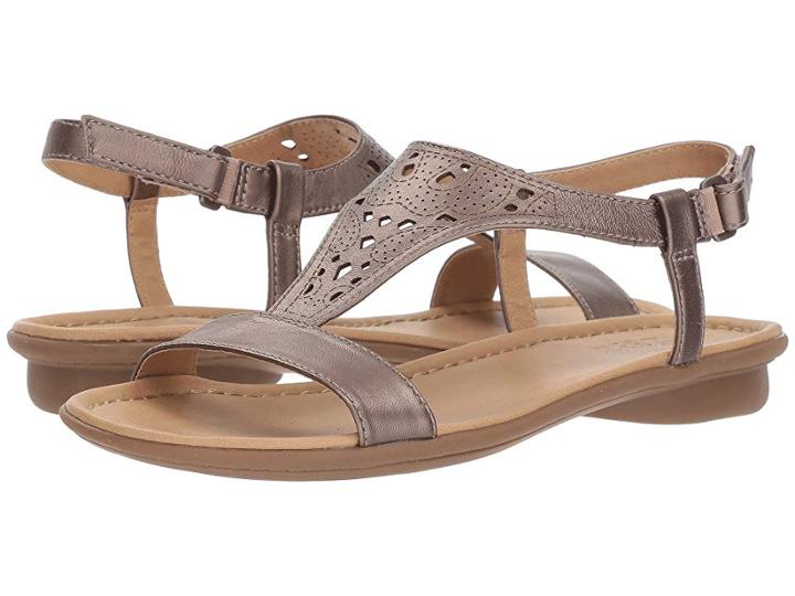 Naturalizer Windham (bronze/alloy/metallic Leather) Women's Sandals