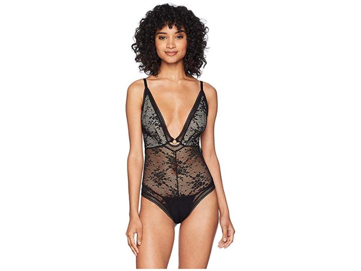 Free People No Trace Bodysuit (black) Women's Jumpsuit & Rompers One Piece