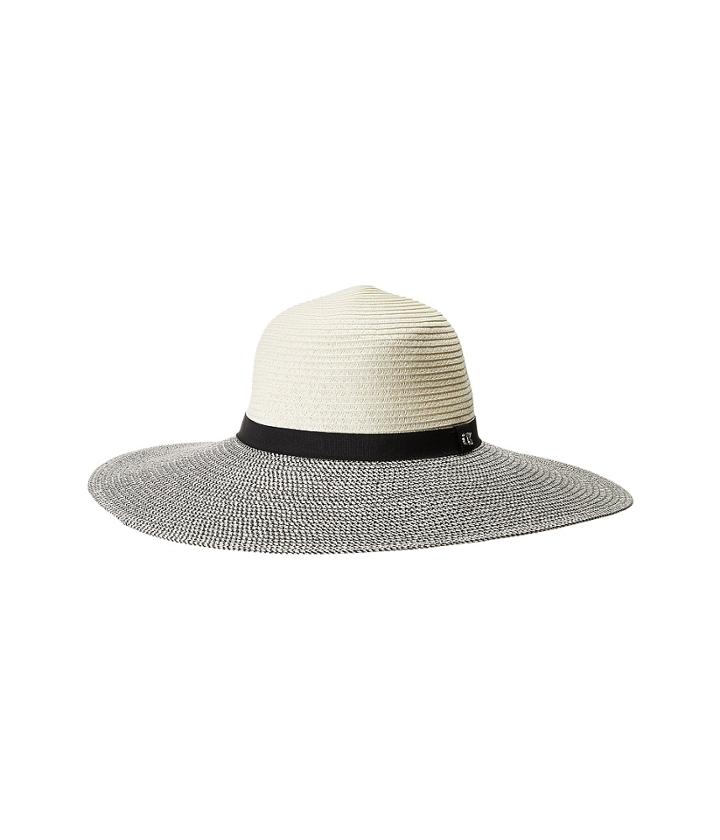 Calvin Klein Marled Lurex Brim Sunhat (gray) Caps