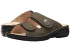 Finn Comfort Sansibar (olive) Women's Slide Shoes