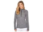 Nike Golf Dry Top 1/2 Zip Left Chest (black/flat Silver) Women's Clothing