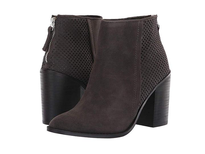 Steve Madden Replay Bootie (grey Suede) Women's Boots