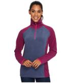 Columbia Glacialtm Fleece Iii 1/2 Zip (nocturnal/dark Raspberry/deep Blush) Women's Coat