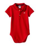 Janie And Jack Flag Polo One-piece (infant) (red) Boy's Jumpsuit & Rompers One Piece