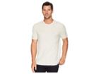 Calvin Klein Texture Stripe Linen T-shirt (silver Birch) Men's T Shirt