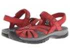 Keen Rose Sandal (red Dahlia/gargoyle) Women's Shoes