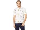 Nautica Short Sleeve Painted Map Polo (sail White) Men's Clothing