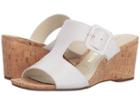 Anne Klein Nilli (white Leather) Women's Wedge Shoes