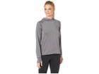 Asics Thermopolis(r) Long Sleeve Hoodie (carbon) Women's Sweatshirt