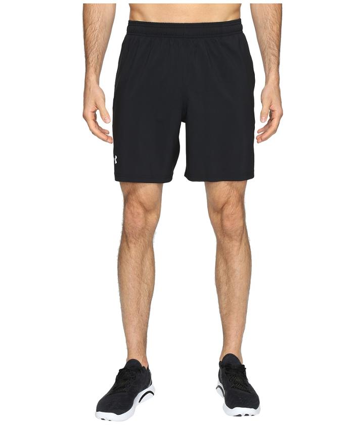 Under Armour Ua Launch Stretch Woven 7 Shorts (black/black) Men's Shorts