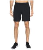 Under Armour Ua Launch Stretch Woven 7 Shorts (black/black) Men's Shorts