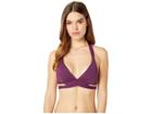 Becca By Rebecca Virtue Color Code Split Side Halter (merlot) Women's Swimwear