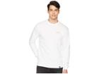 Huf Classic H Glitter Long Sleeve T-shirt (white) Men's T Shirt