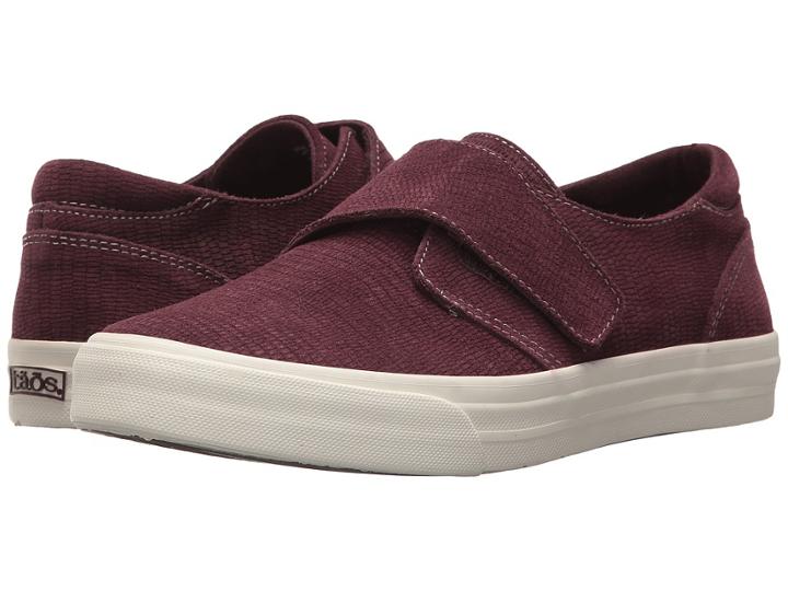 Taos Footwear Soul (bordeaux Embossed Suede) Women's  Shoes