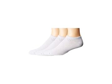 Adidas Originals Originals Prime Mesh Ii No Show Sock 3-pack (white/clear Onix) Men's No Show Socks Shoes