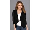 Calvin Klein Chiffon Shrug (black) Women's Jacket
