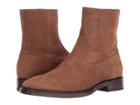 Frye Weston Inside Zip (tan Nubuck) Men's Pull-on Boots