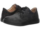 Finn Comfort Clermont (nero/argento Poseidon) Women's Lace Up Casual Shoes