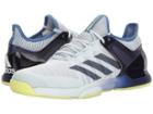 Adidas Adizero Ubersonic 2 (blue Tint/noble Ink/semi Frozen Yellow) Men's Tennis Shoes