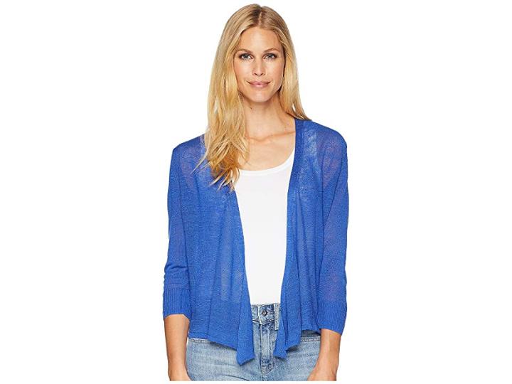 Nic+zoe 4 Way Lightweight Cardy (ultramarine) Women's Sweater