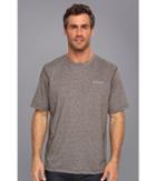 Columbia Thistletown Park Crew (grill Heather) Men's Short Sleeve Pullover