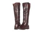 Frye Paige Tall Riding (dark Brown Brush Off) Women's Pull-on Boots