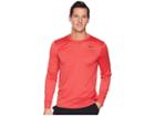 Nike Legend 2.0 Long Sleeve Tee (light University Red Heather) Men's T Shirt