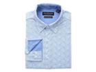 Nick Graham Paisley Print Knit Shirt (light Blue) Men's Long Sleeve Button Up