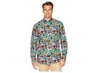 Eton Slim Fit Tropical Print Shirt (multi) Men's Long Sleeve Button Up
