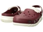 Crocs Duet Max Clog (garnet/white) Clog Shoes