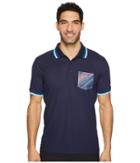 Puma Golf Pixel Pocket Polo (peacoat) Men's Short Sleeve Knit