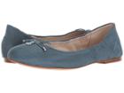 Sam Edelman Felicia (blue Shadow Silk Dupioni) Women's Flat Shoes