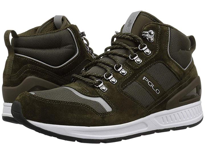 Polo Ralph Lauren Train 100 Mid (deep Olive/olive Camo) Men's Shoes