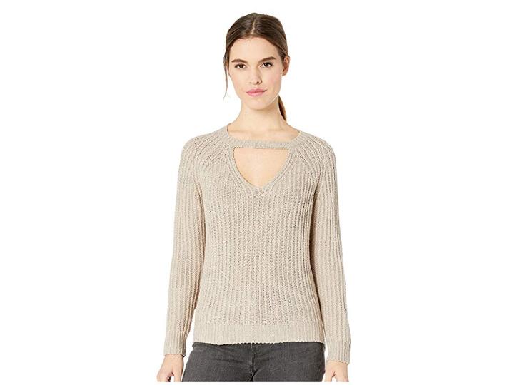 Rvca Case Sweater (oatmeal) Women's Sweater