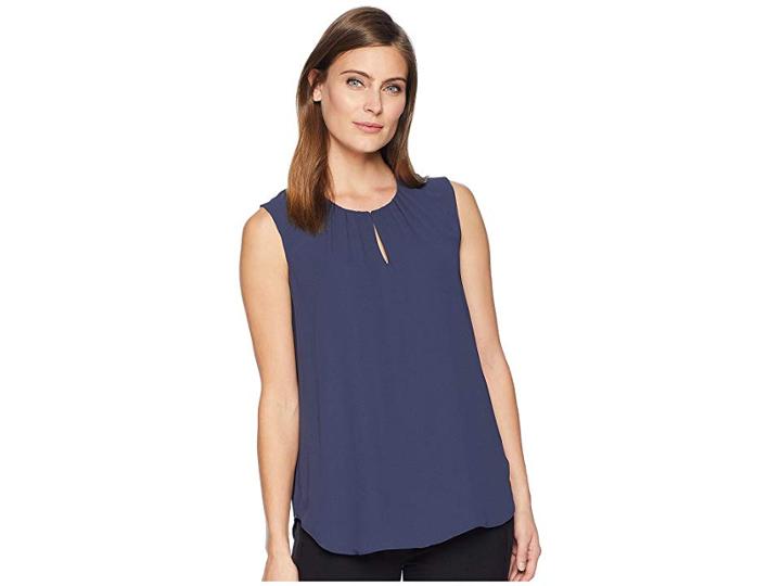 Nic+zoe All Purpose Tank (dark Indigo) Women's Sleeveless