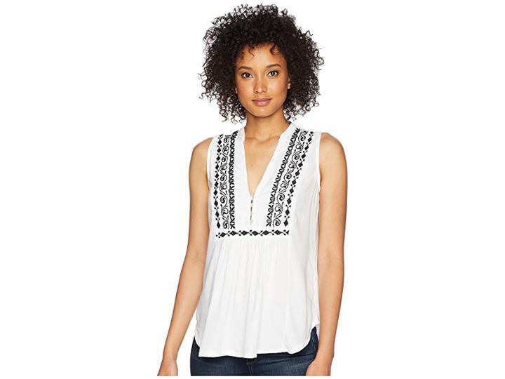 Roper 1767 Rayon Challis (white) Women's Clothing