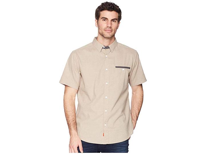 Mountain Hardwear Denton Short Sleeve Shirt (badlands) Men's Short Sleeve Button Up