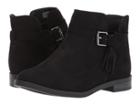 Jessica Simpson Kids Jaccinto (little Kid/big Kid) (black Microsuede) Girl's Shoes