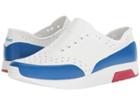 Native Shoes Lennox (shell White/shell White/ski Patrol Red/victoria Block) Athletic Shoes