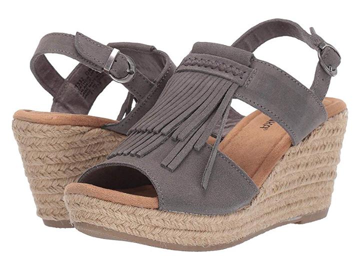 Minnetonka Ashley Ii (grey) Women's Wedge Shoes